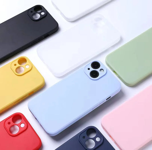 liquid Silicone Shockproof Phone Case for iPhone 11–16 Pro Max Series
