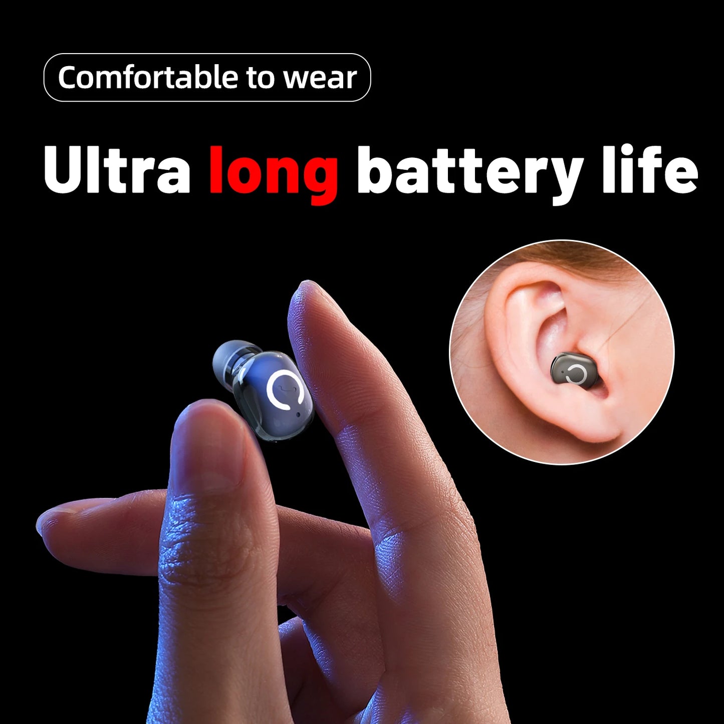 SK47 Bluetooth 6.0 Waterproof TWS Earbuds with Mic