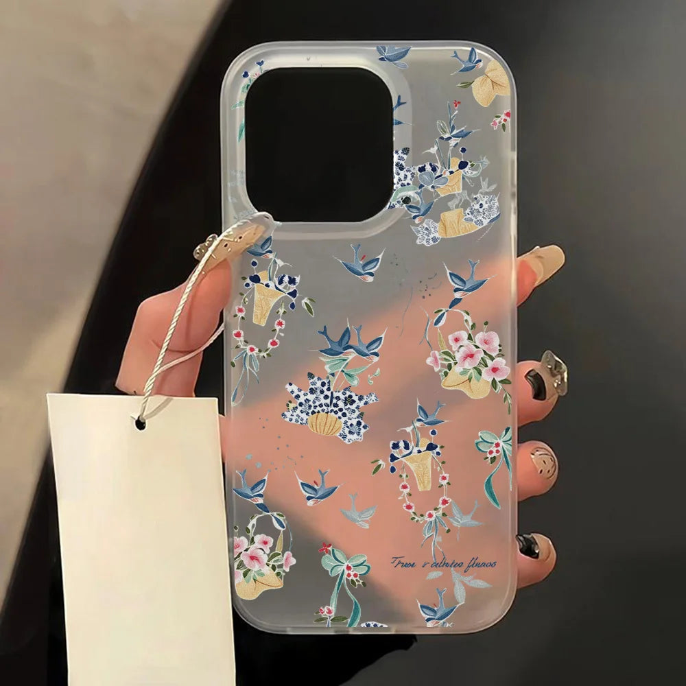 Matte Clear Shockproof Bumper Case for iPhone 11–17 Pro Max Series