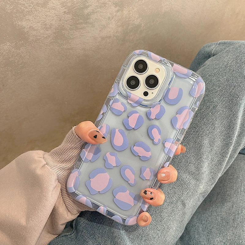 Clear Love Heart Shockproof Silicone Case for iPhone 11–17 Pro Max Series