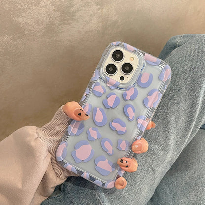 Clear Love Heart Shockproof Silicone Case for iPhone 11–17 Pro Max Series