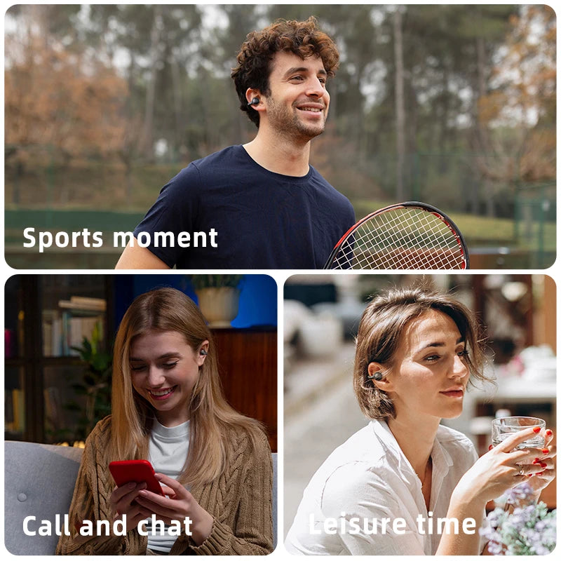Wireless Bluetooth Headset with Mic & Noise Cancellation