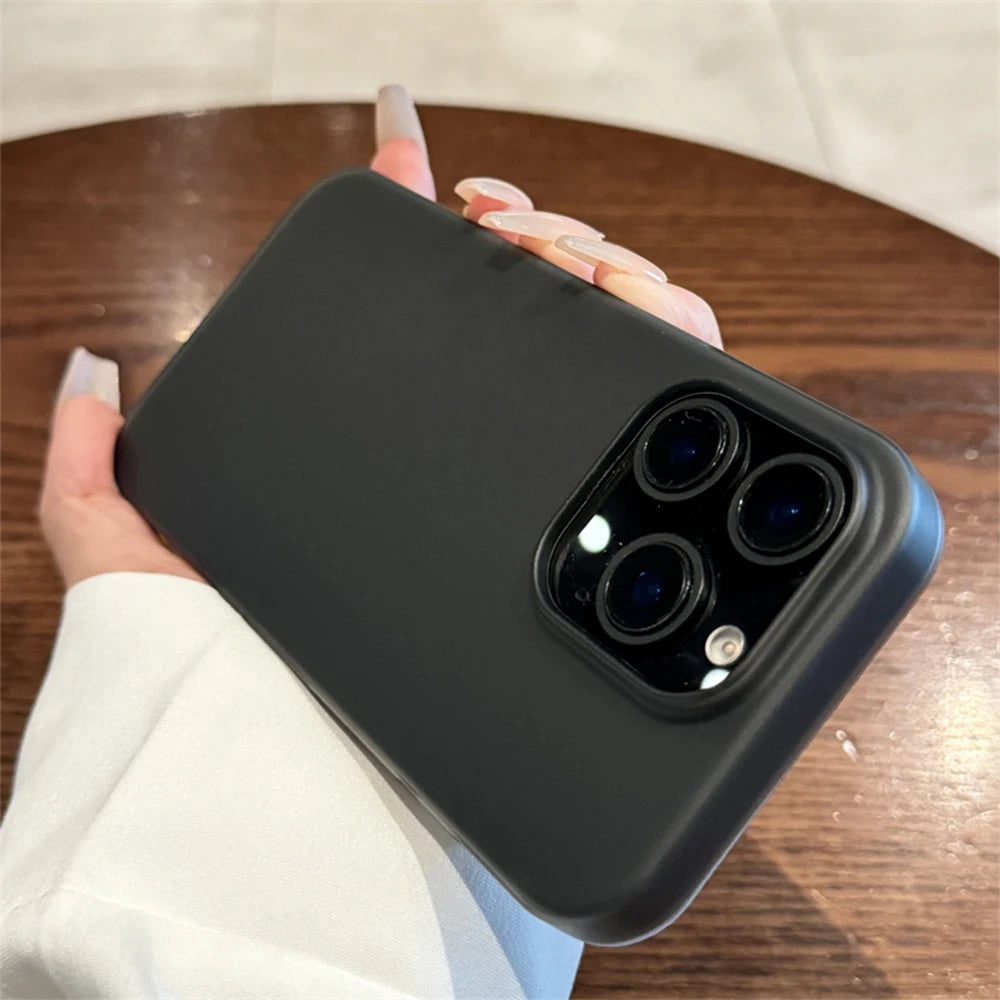 Soft Matte Candy Shockproof iPhone Case