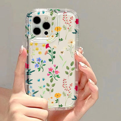 Clear Love Heart Shockproof Silicone Case for iPhone 11–17 Pro Max Series