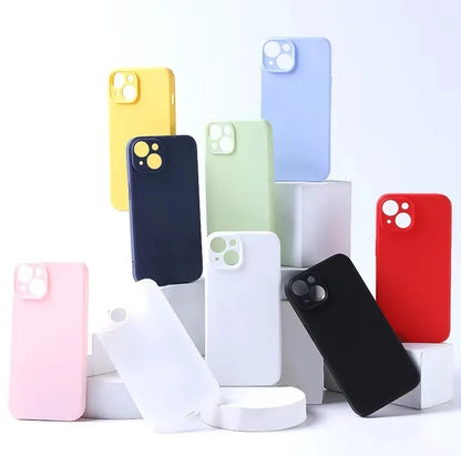 liquid Silicone Shockproof Phone Case for iPhone 11–16 Pro Max Series