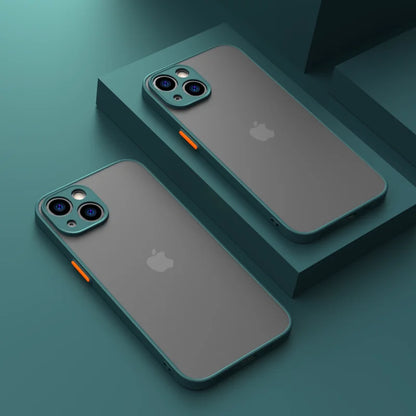 New Armor Shockproof Bumper Case for iPhone 7–15 Pro Max Series