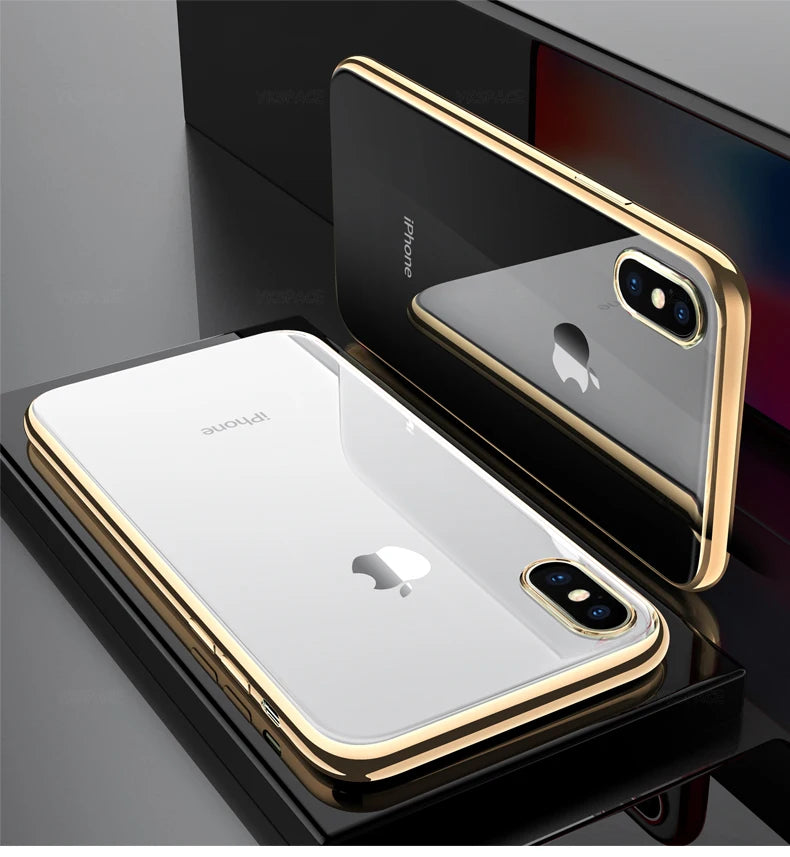 Luxury Plated Edge iPhone Case