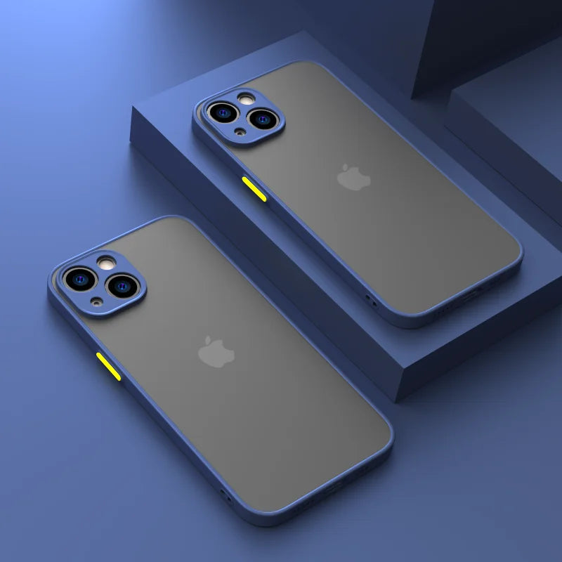 New Armor Shockproof Bumper Case for iPhone 7–15 Pro Max Series