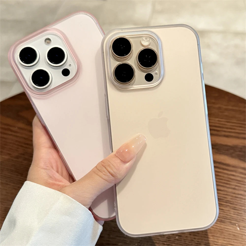 Soft Matte Candy Shockproof iPhone Case