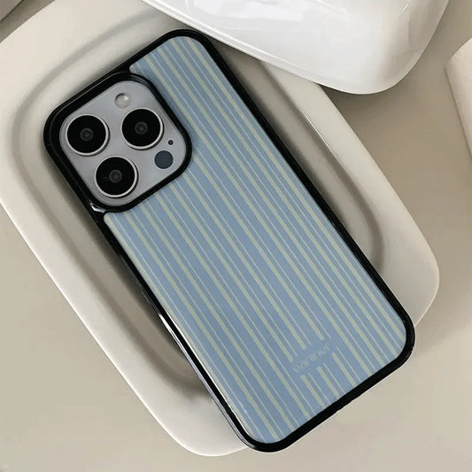 Cute Korean Girl Y2K Phone Case for iPhone 7–16 Pro Max Series