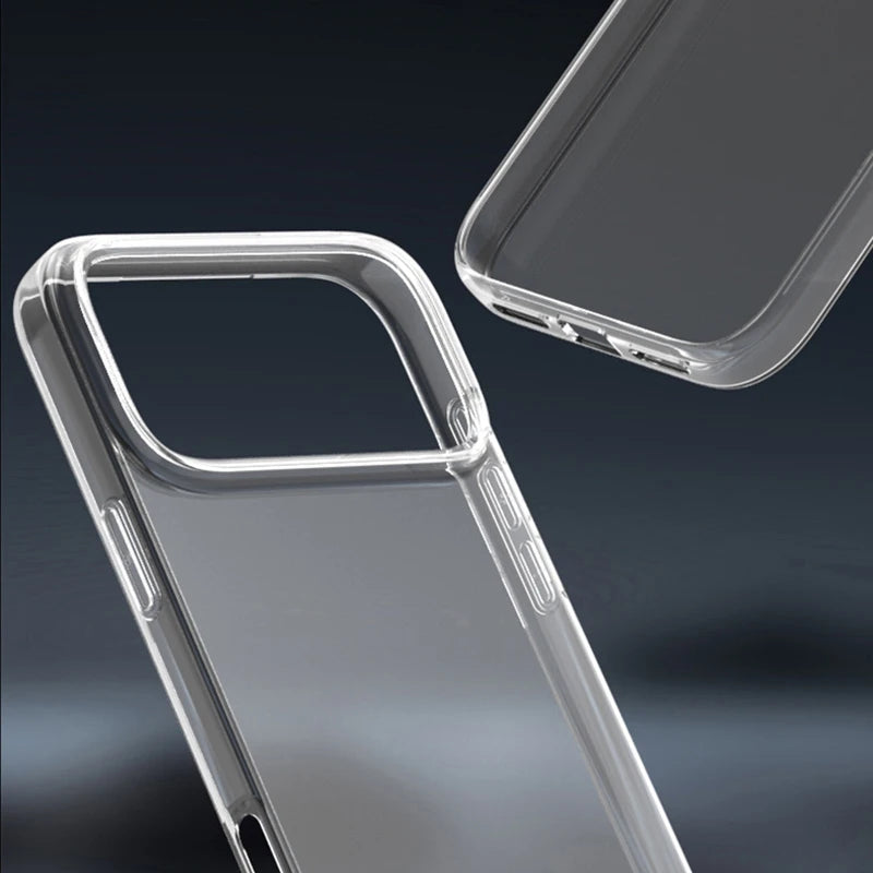 Ultra-Thin Clear Shockproof TPU Case for iPhone 17 Series