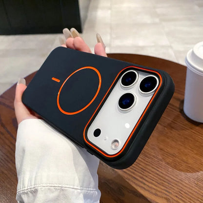 Luxury Matte Magnetic MagSafe Shockproof Case for iPhone 11–17 Pro Max Series